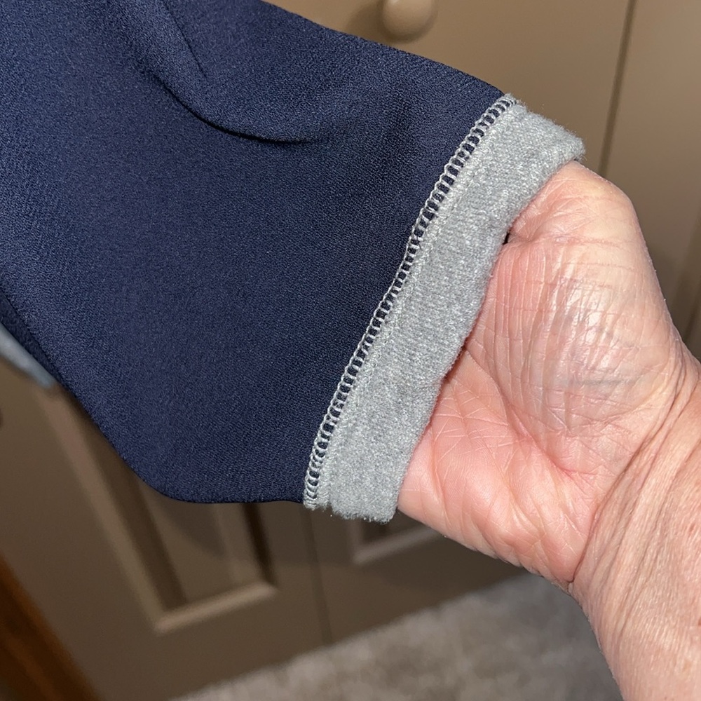 J.Crew Gray Raglan Sleeve Top - Picture 6 of 6